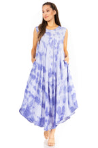 Sakkas Starlight Second Tie Dye Caftan Dress: Women's Beach Cover Up dresses La Vie Bien Sakkas Starlight Second Tie Dye Caftan Dress: Women's Beach Cover Up