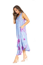 Sakkas Starlight Second Tie Dye Caftan Dress: Women's Beach Cover Up dresses La Vie Bien Sakkas Starlight Second Tie Dye Caftan Dress: Women's Beach Cover Up