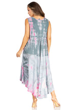 Sakkas Starlight Second Tie Dye Caftan Dress: Women's Beach Cover Up dresses La Vie Bien Sakkas Starlight Second Tie Dye Caftan Dress: Women's Beach Cover Up