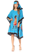 Sakkas Trina Women's Casual Loose Beach Poncho Caftan Dress Cover-up Many Print dresses La Vie Bien Sakkas Trina Women's Casual Loose Beach Poncho Caftan Dress Cover-up Many Print