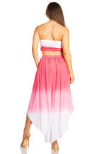 Sakkas Vanessa Women's Bandeau Tube Top & Wide leg Gaucho Pants Set Palazzo Boho - Buy One Get One pants La Vie Bien Sakkas Vanessa Women's Bandeau Tube Top & Wide leg Gaucho Pants Set Palazzo Boho - Buy One Get One
