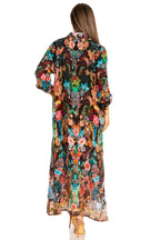 Sakkas Womens Long Sleeves Button Down Spring/Summer Maxi Shirt dress/Beachwear dresses La Vie Bien Sakkas Womens Long Sleeves Button Down Spring/Summer Maxi Shirt dress/Beachwear