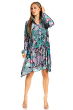 Sakkas Womens Long Sleeves Collared Neck Spring/Summer Short Shirt Dress/Cover-up dresses La Vie Bien Sakkas Womens Long Sleeves Collared Neck Spring/Summer Short Shirt Dress/Cover-up