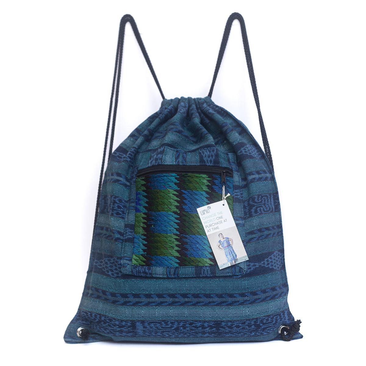 Salsa Upcycled Corte Backpack - Unique Guatemalan Handicraft Bags La Vie Bien Salsa Upcycled Corte Backpack - Unique Guatemalan Handicraft