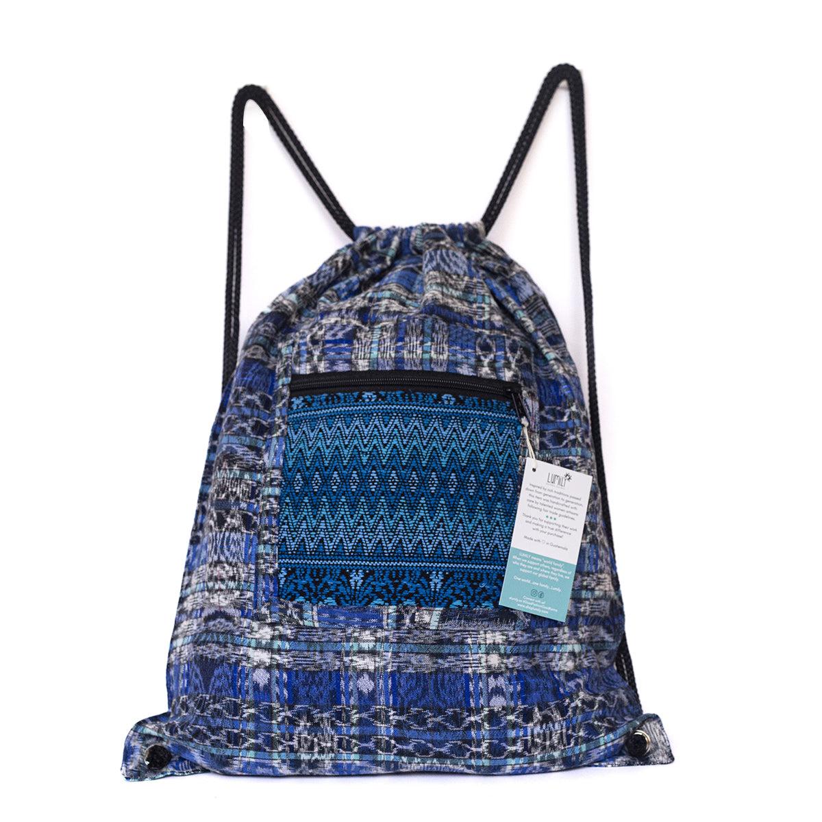 Salsa Upcycled Corte Backpack - Unique Guatemalan Handicraft Bags La Vie Bien Salsa Upcycled Corte Backpack - Unique Guatemalan Handicraft