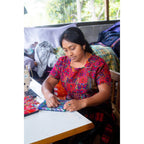 Salsa Upcycled Corte Backpack - Unique Guatemalan Handicraft Bags La Vie Bien Salsa Upcycled Corte Backpack - Unique Guatemalan Handicraft