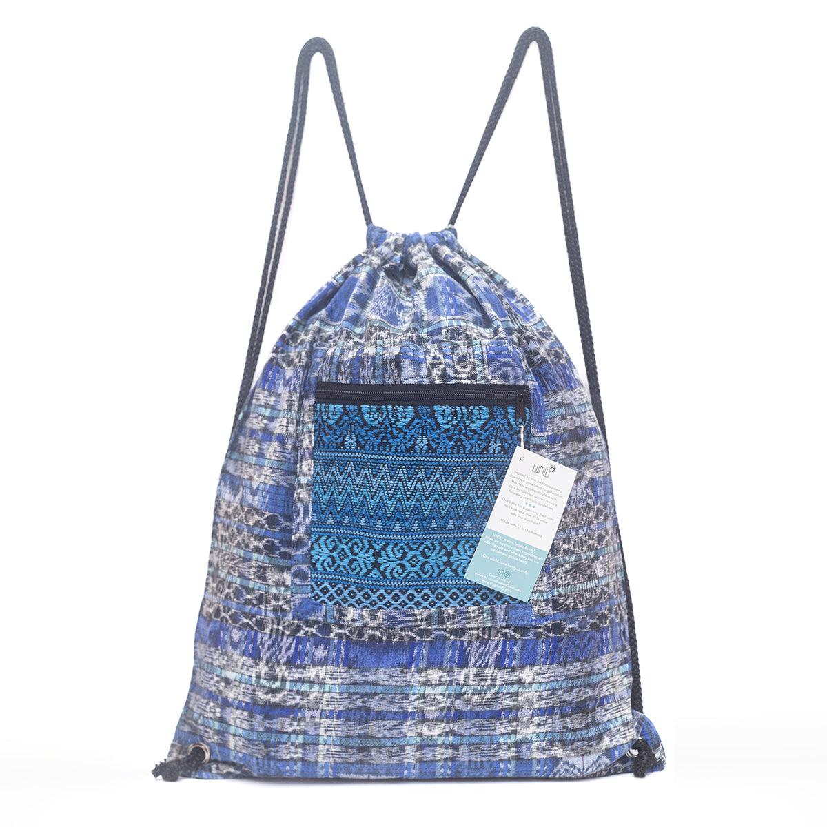 Salsa Upcycled Corte Backpack - Unique Guatemalan Handicraft Bags La Vie Bien Salsa Upcycled Corte Backpack - Unique Guatemalan Handicraft