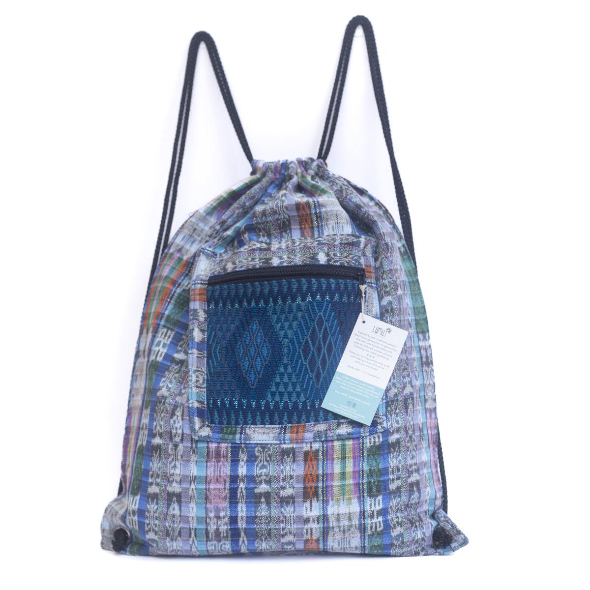 Salsa Upcycled Corte Backpack - Unique Guatemalan Handicraft Bags La Vie Bien Salsa Upcycled Corte Backpack - Unique Guatemalan Handicraft