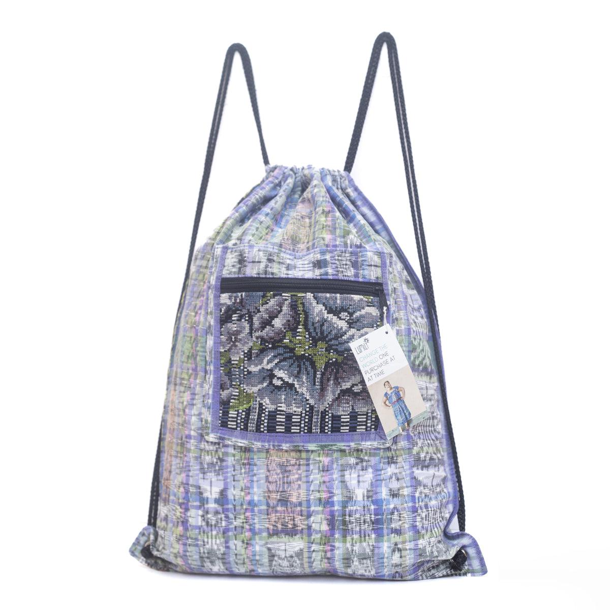 Salsa Upcycled Corte Backpack - Unique Guatemalan Handicraft Bags La Vie Bien Salsa Upcycled Corte Backpack - Unique Guatemalan Handicraft