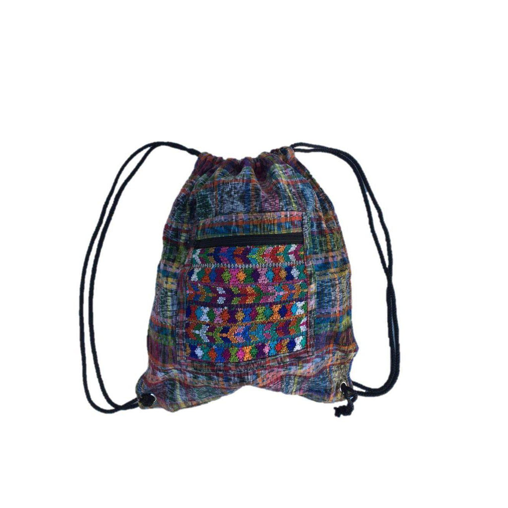 Salsa Upcycled Corte Backpack - Unique Guatemalan Handicraft Bags La Vie Bien Salsa Upcycled Corte Backpack - Unique Guatemalan Handicraft