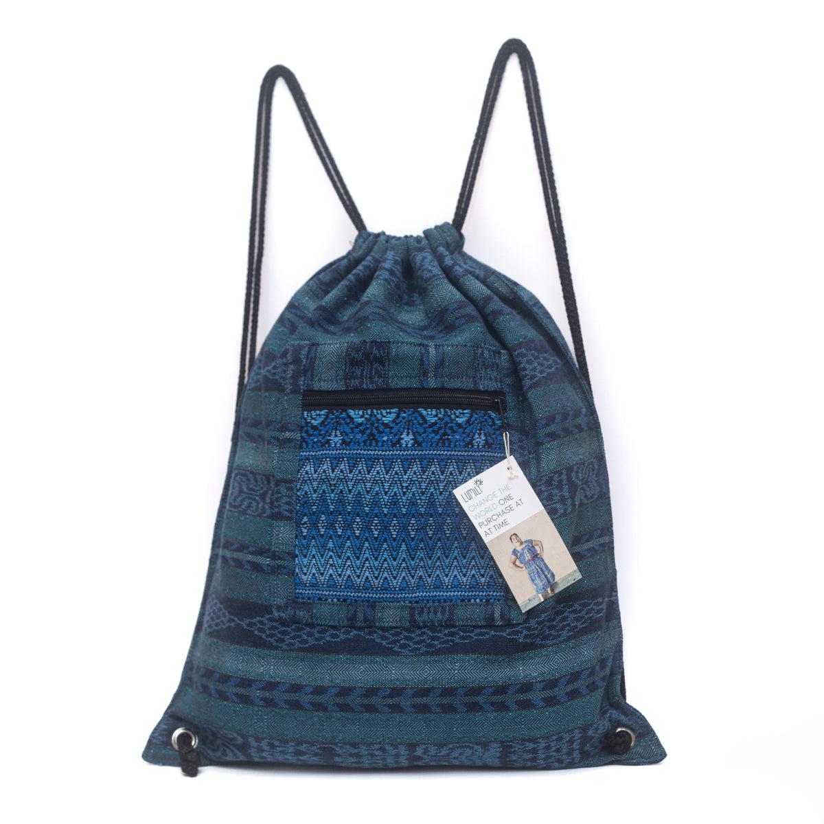 Salsa Upcycled Corte Backpack - Unique Guatemalan Handicraft Bags La Vie Bien Salsa Upcycled Corte Backpack - Unique Guatemalan Handicraft