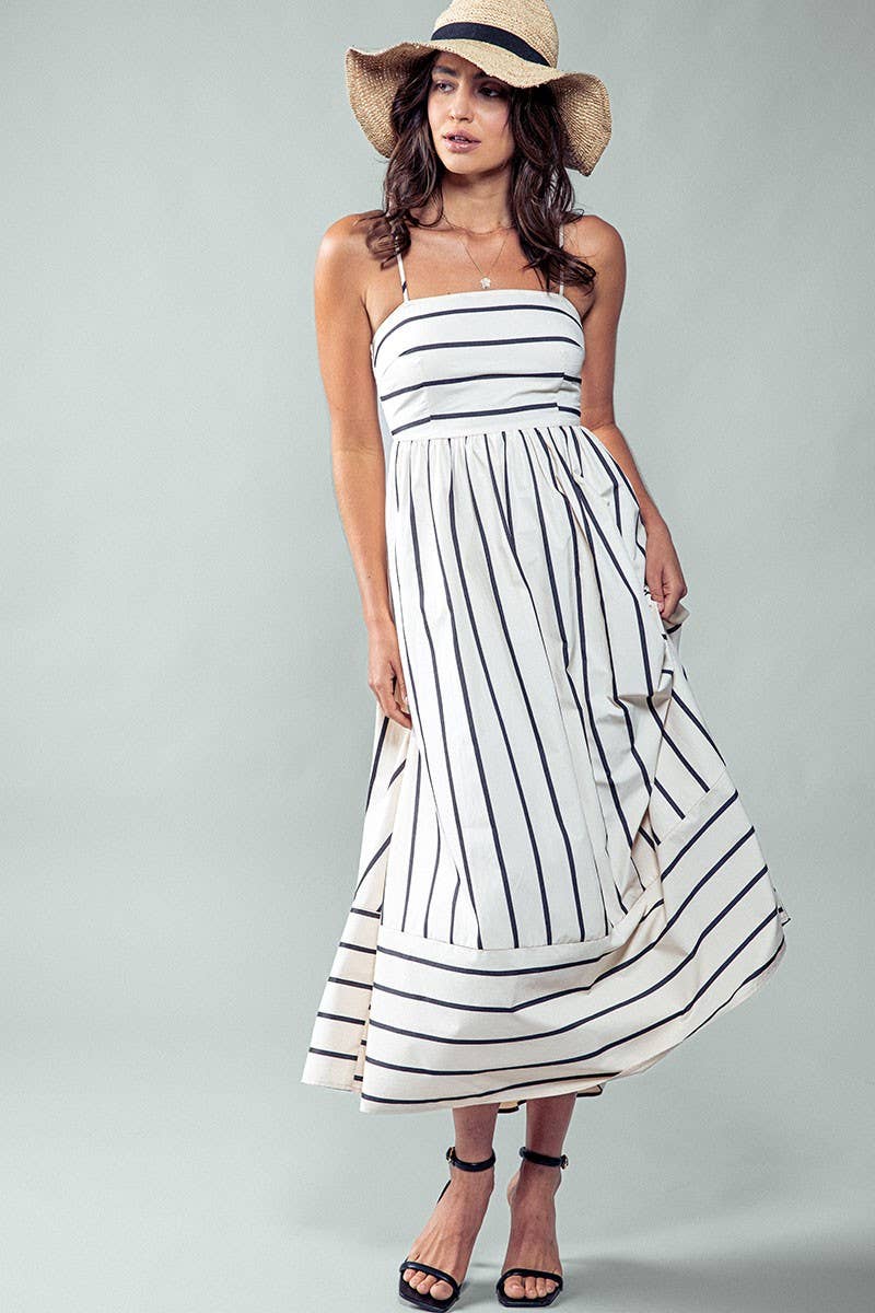 Salt & Soul Striped Sundress Clothing La Vie Bien Salt & Soul Striped Sundress