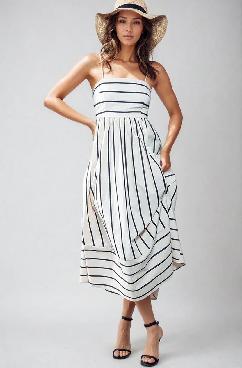 Salt & Soul Striped Sundress Clothing La Vie Bien Salt & Soul Striped Sundress