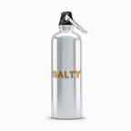 Salty Funny Pretzel Vinyl Lap Top or Water Bottle Sticker by Five Dot Post