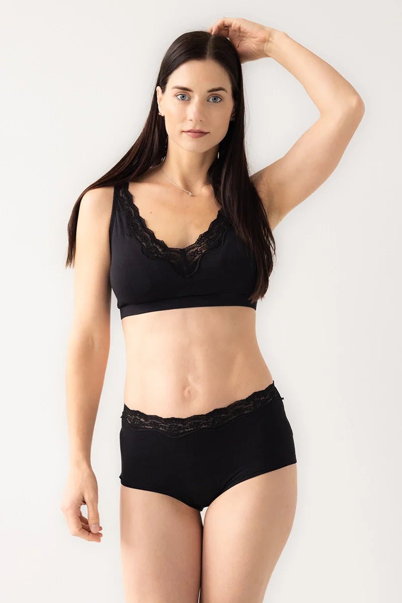 Salua Bikini Panty with Lace Edge PANTY La Vie Bien Salua Bikini Panty with Lace Edge