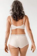 Salua Cotton Bralette with Lace Edge BRA La Vie Bien Salua Cotton Bralette with Lace Edge