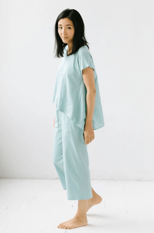 SALUA Cropped Tee & Capri TOPS La Vie Bien SALUA Cropped Tee & Capri