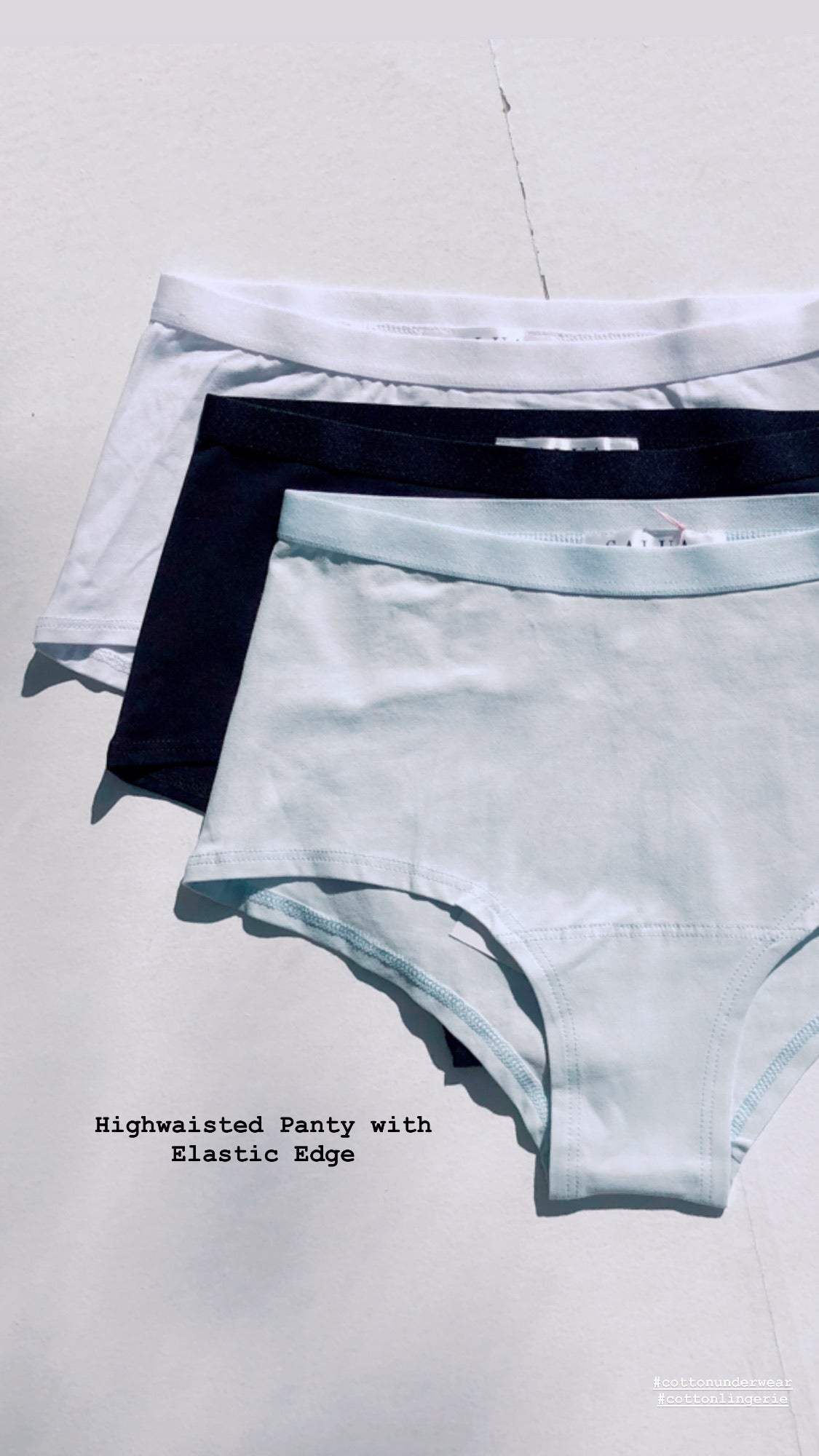 Salua Highwaisted Panty with Elastic Edge PANTY La Vie Bien Salua Highwaisted Panty with Elastic Edge