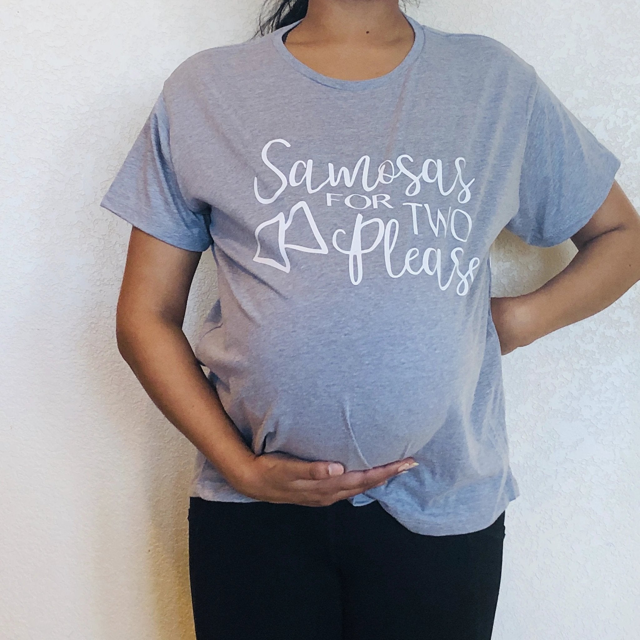 Samosas for Two Pregnancy Shirt by Modern Desi