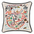 San Francisco, CA Hand - Embroidered Pillow Pillows La Vie Bien San Francisco, CA Hand - Embroidered Pillow