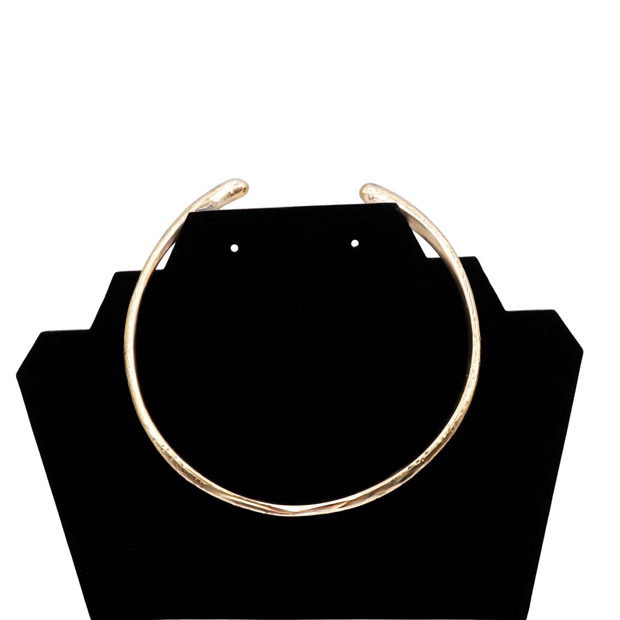 Sana Hammered Adjustable Cuff Choker Choker La Vie Bien Sana Hammered Adjustable Cuff Choker