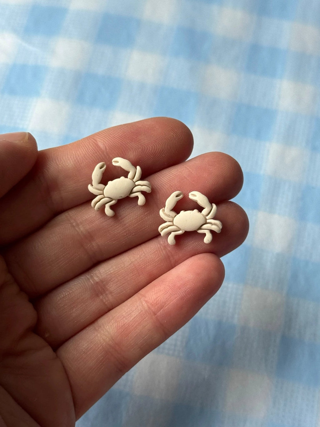 Sand Crab studs by Shop Something Earthy