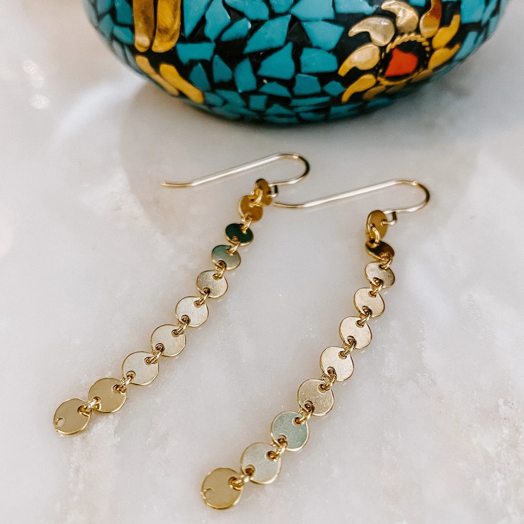 Sand Dollar Earrings by Derive Jewelry
