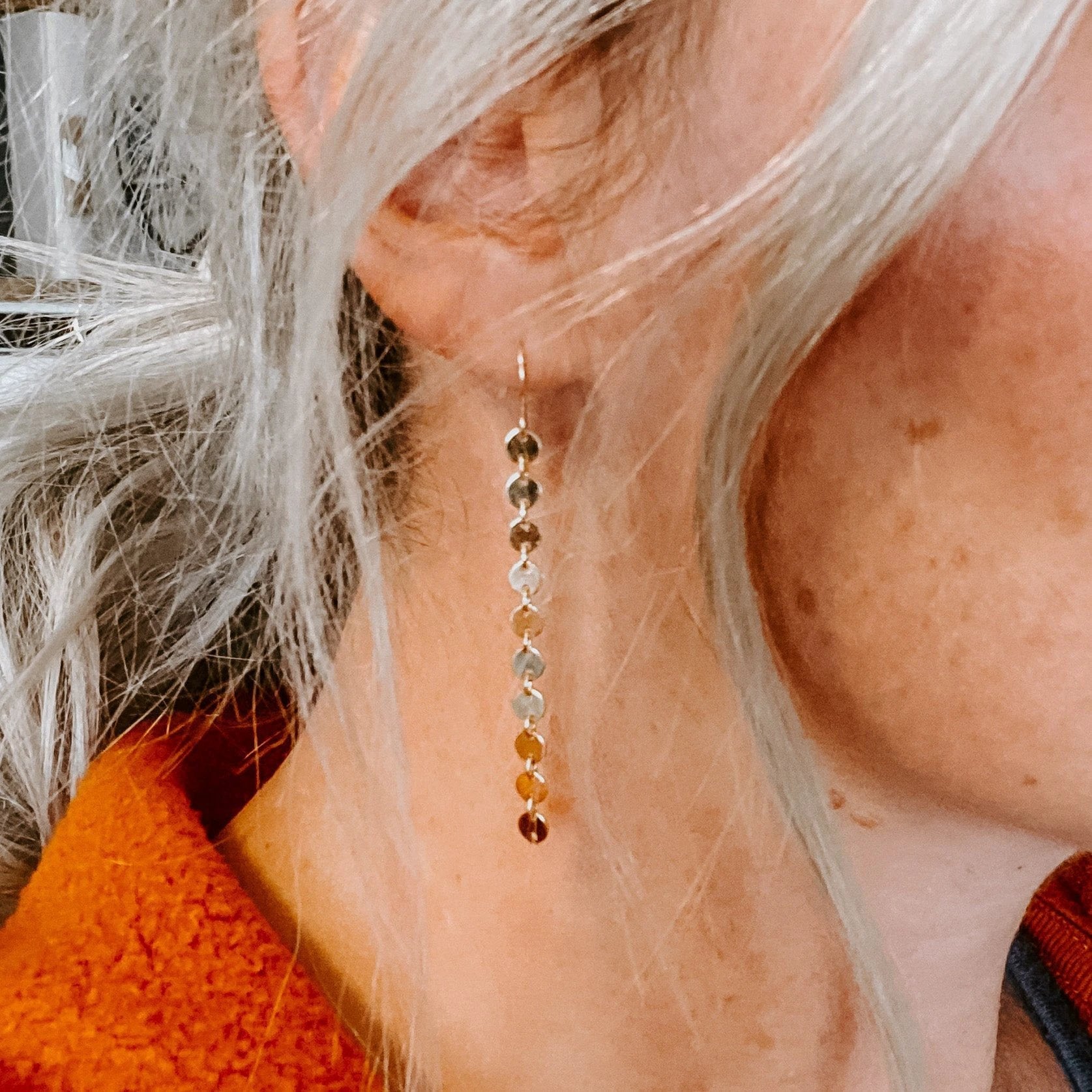 Sand Dollar Earrings by Derive Jewelry