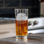 Sand Dollar Etched Glassware Kitchen Accessories La Vie Bien Sand Dollar Etched Glassware