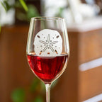 Sand Dollar Etched Glassware Kitchen Accessories La Vie Bien Sand Dollar Etched Glassware
