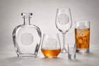 Sand Dollar Etched Glassware Kitchen Accessories La Vie Bien Sand Dollar Etched Glassware