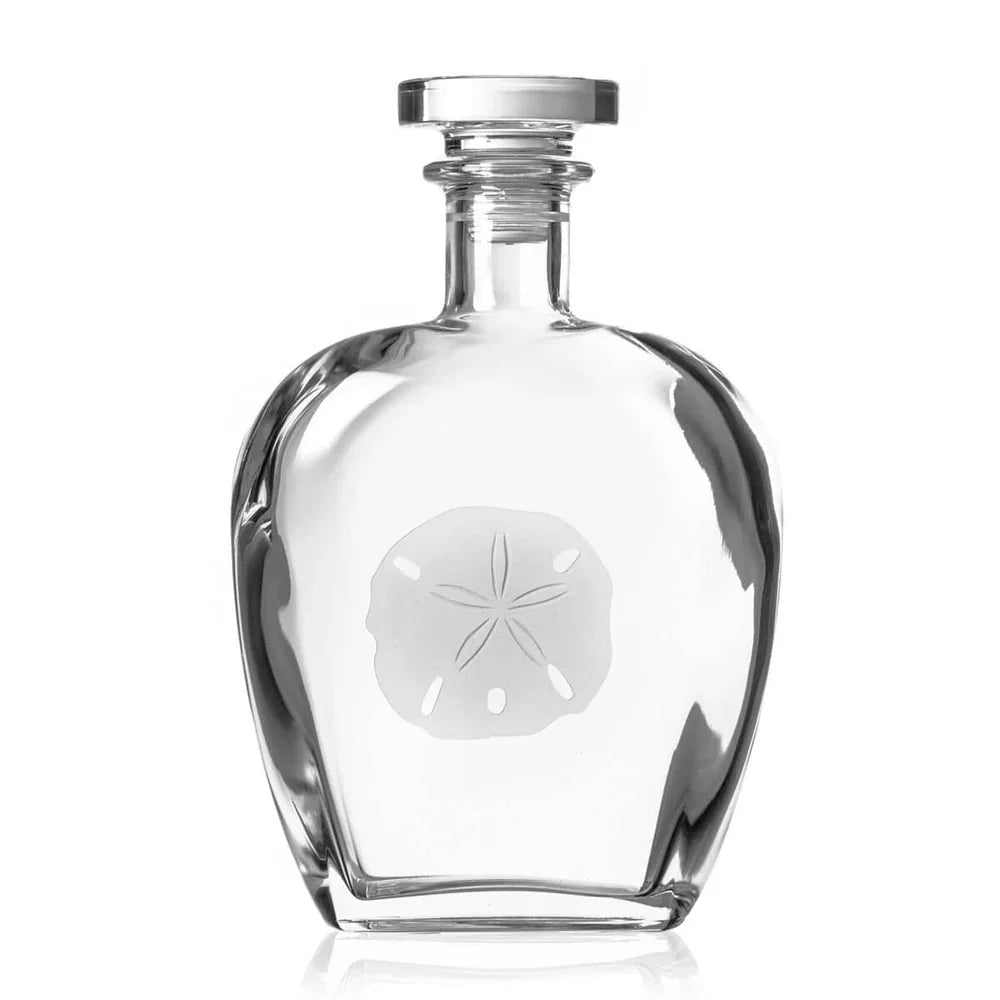 Sand Dollar Etched Glassware Kitchen Accessories La Vie Bien Sand Dollar Etched Glassware