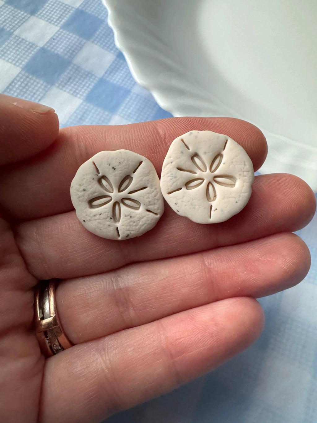 Sand Dollar Studs by Shop Something Earthy