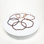 Sangria Seed Bead Bracelets - Set of 6 Jewelry La Vie Bien Sangria Seed Bead Bracelets - Set of 6
