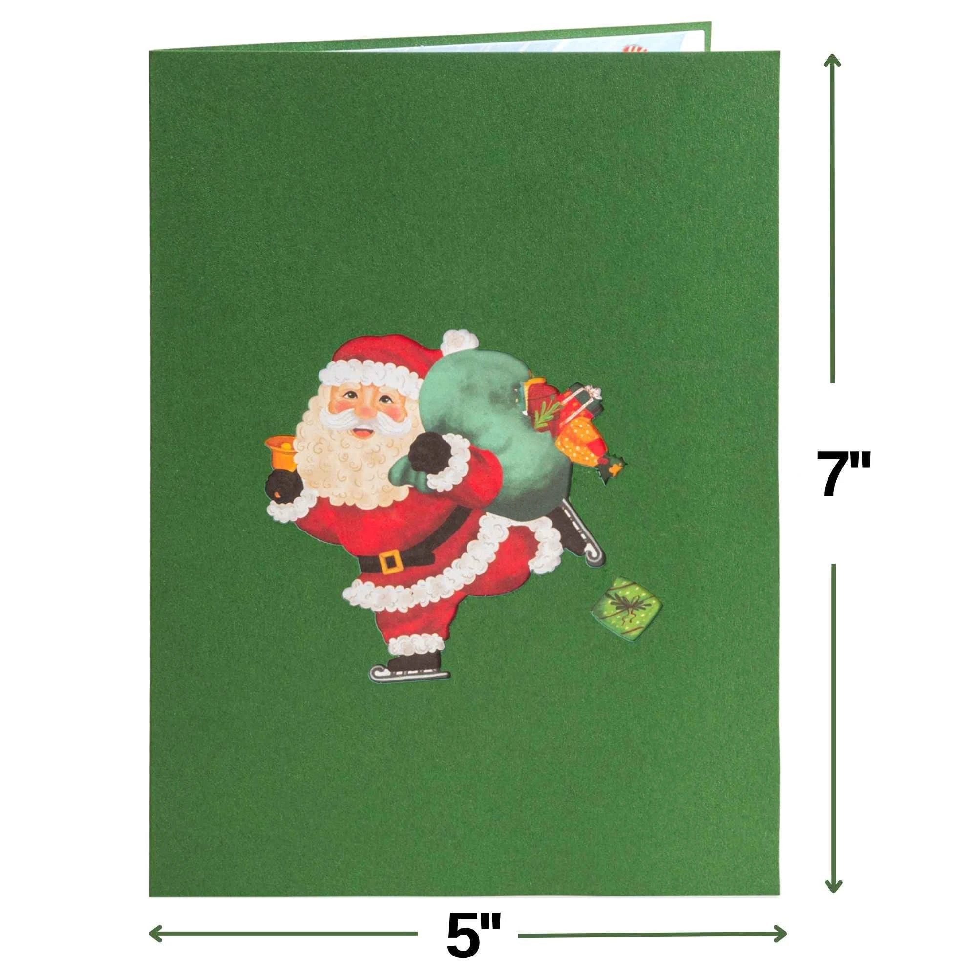 Santa and Friends Pop Up Card by Paper Love