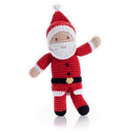 Santa Rattle - Two Sizes Rattles La Vie Bien Santa Rattle - Two Sizes