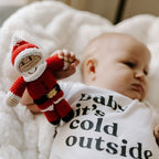 Santa Rattle - Two Sizes Rattles La Vie Bien Santa Rattle - Two Sizes