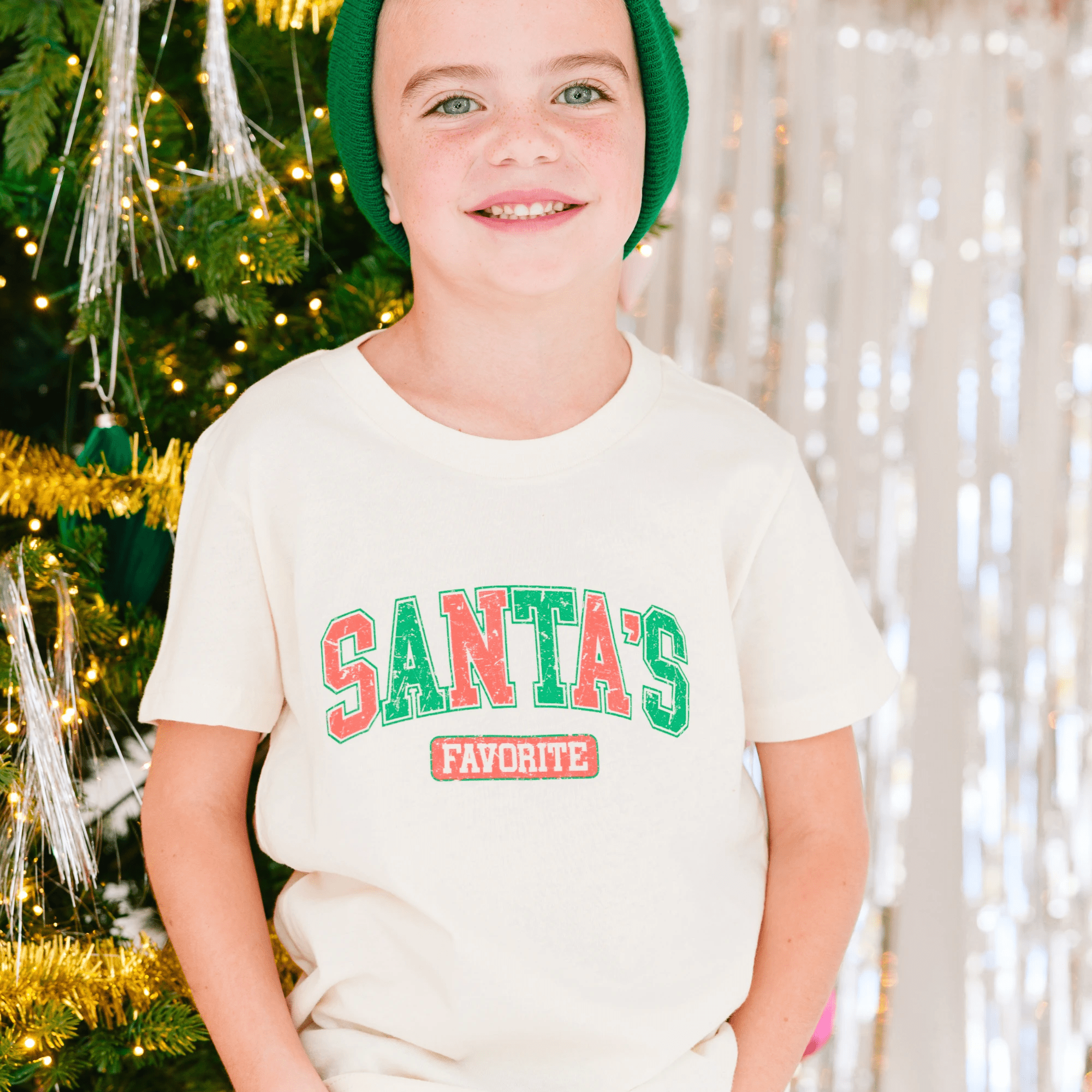 Santa's Favorite toddler and youth tee shirt, Christmas collection by Benny and Ray Apparel