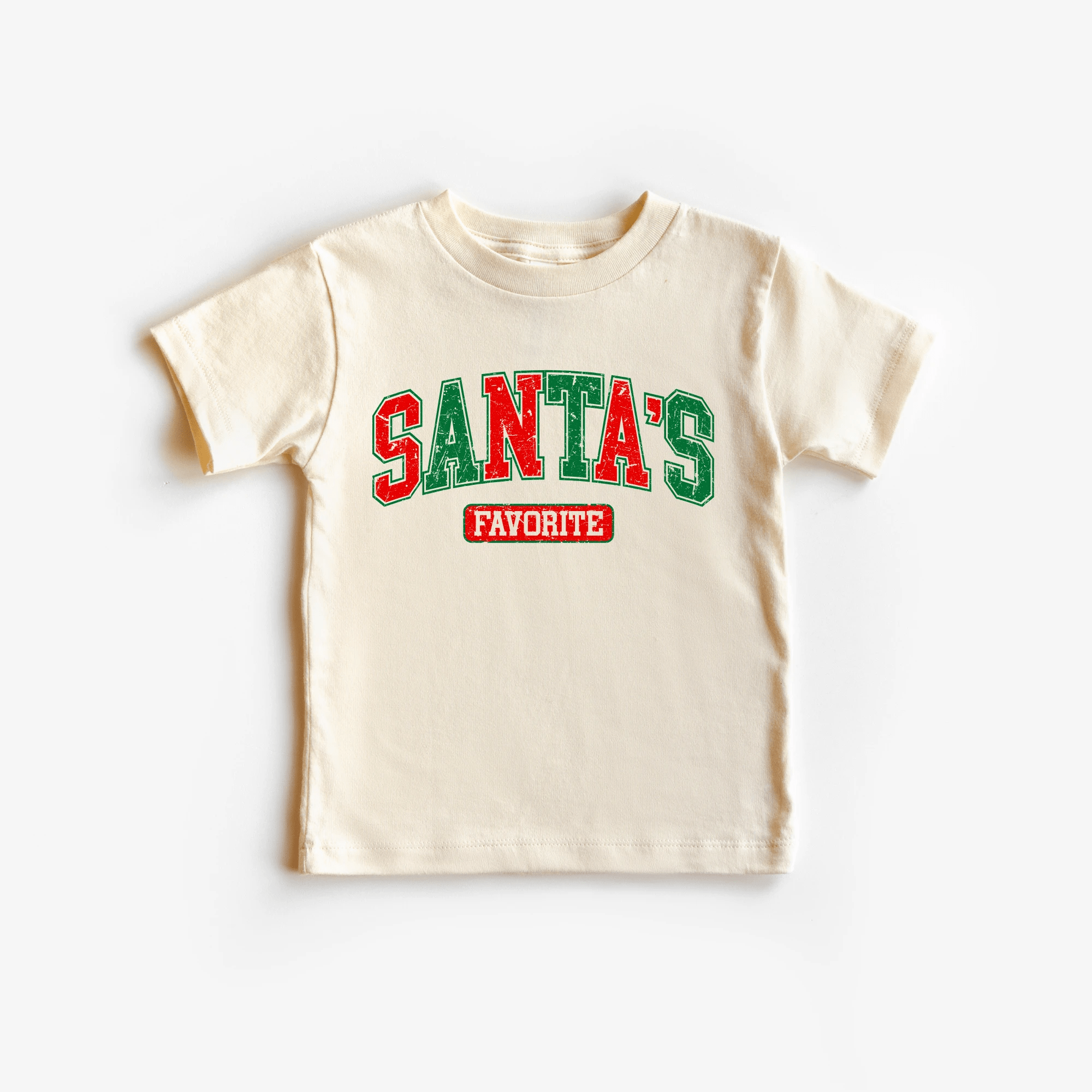 Santa's Favorite toddler and youth tee shirt, Christmas collection by Benny and Ray Apparel