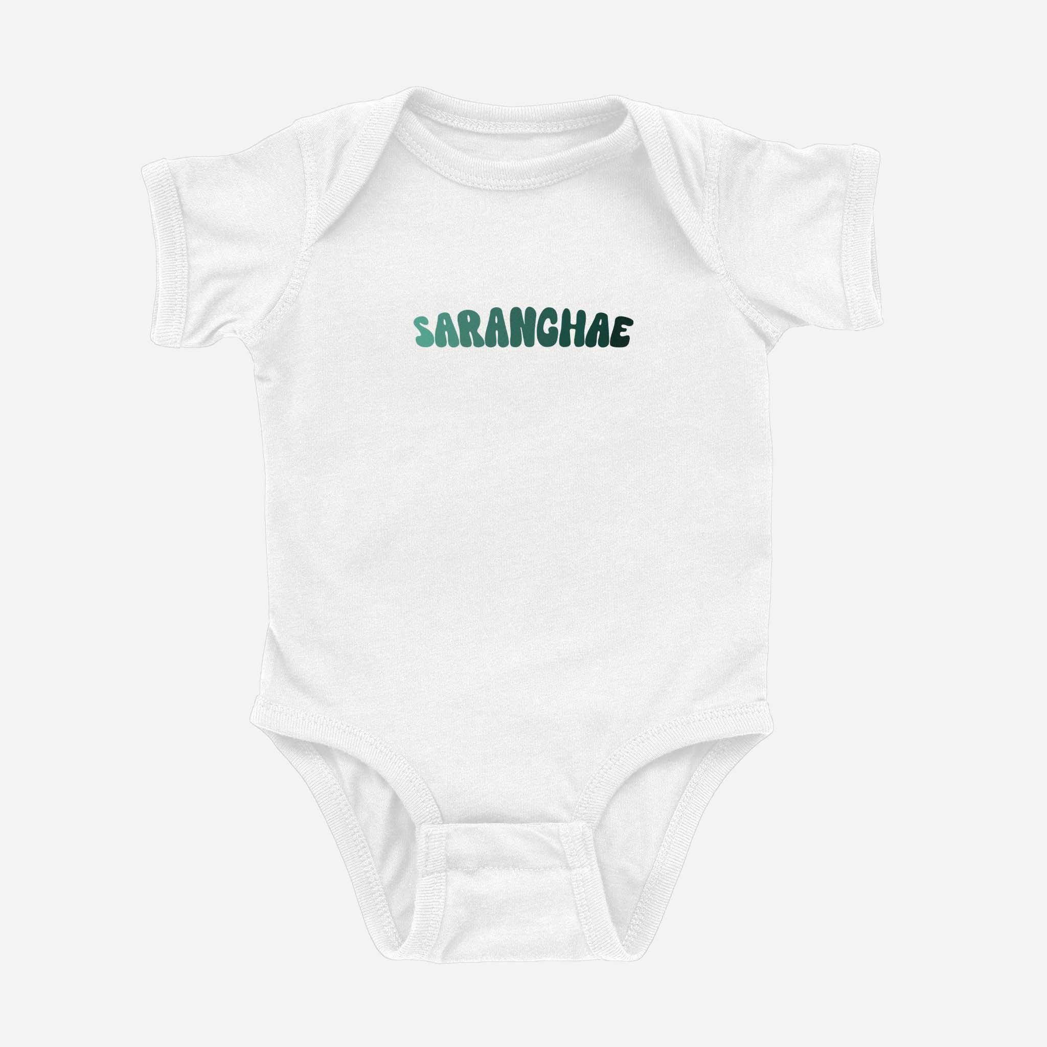 Saranghae Onesie onesies La Vie Bien Saranghae Onesie