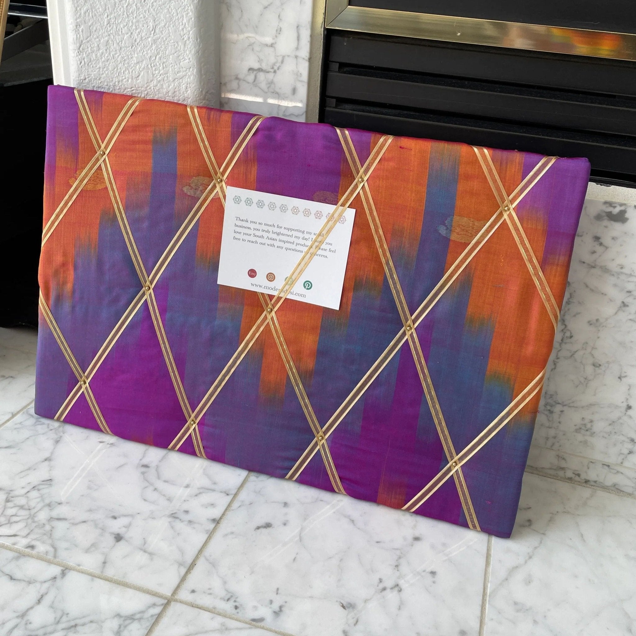 Saree Bulletin Board by Modern Desi