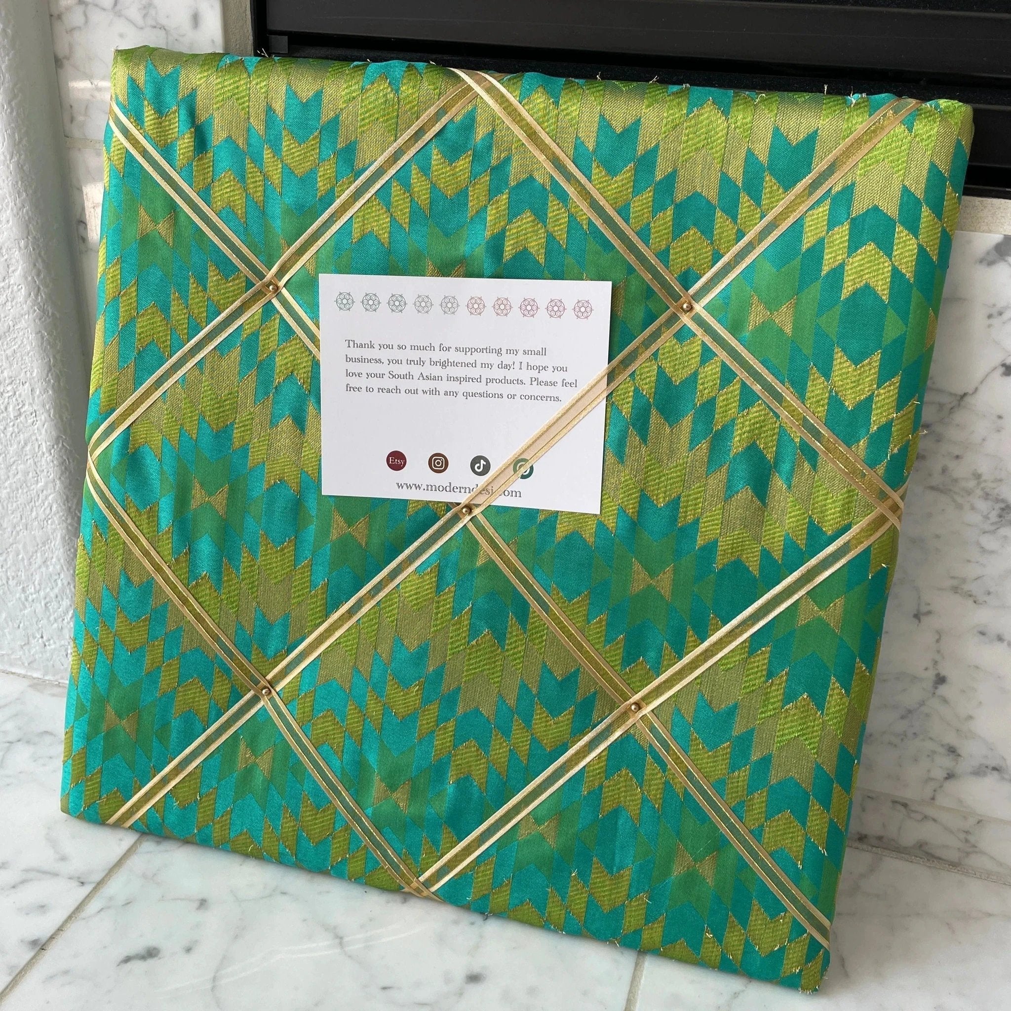 Saree Bulletin Board by Modern Desi