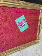 Saree Cork Board by Modern Desi