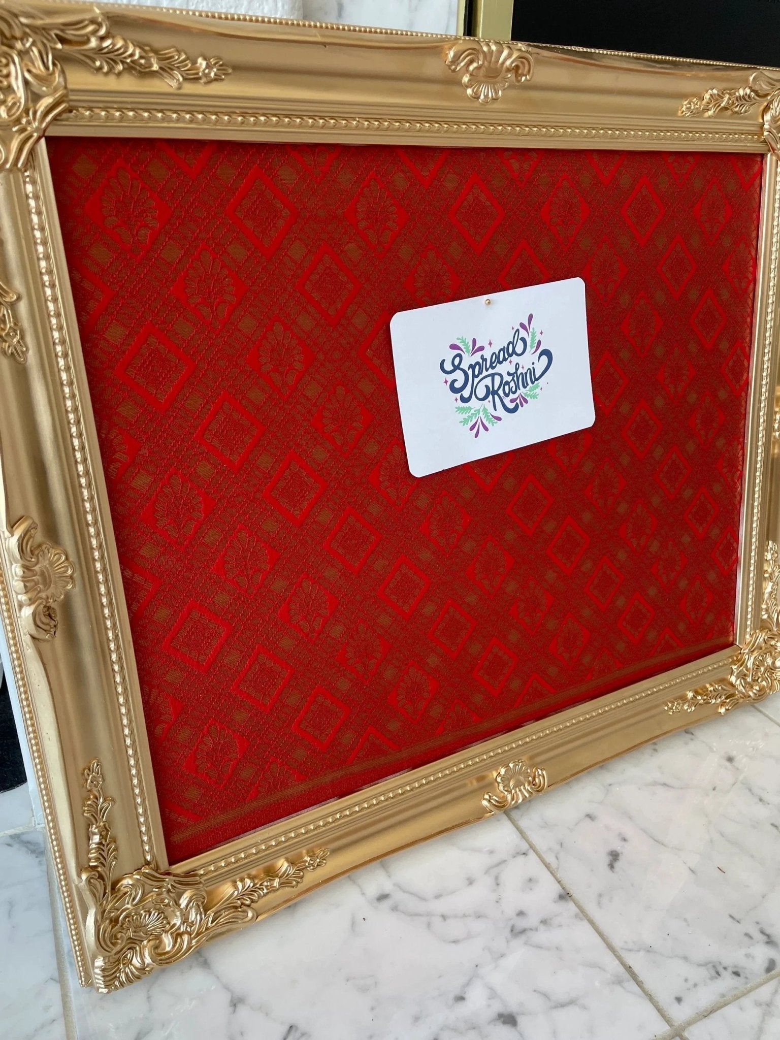 Saree Cork Board by Modern Desi