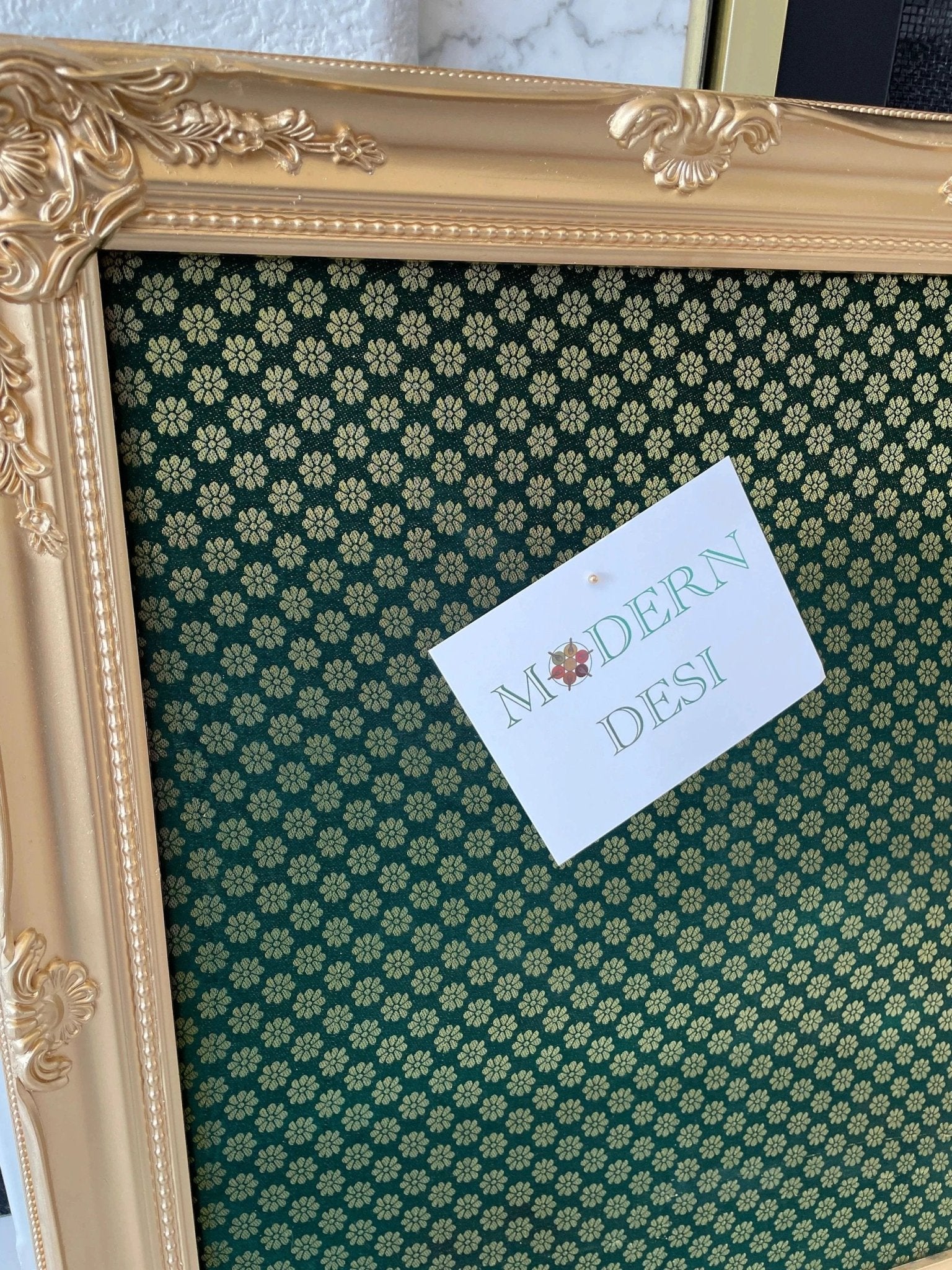 Saree Cork Board by Modern Desi