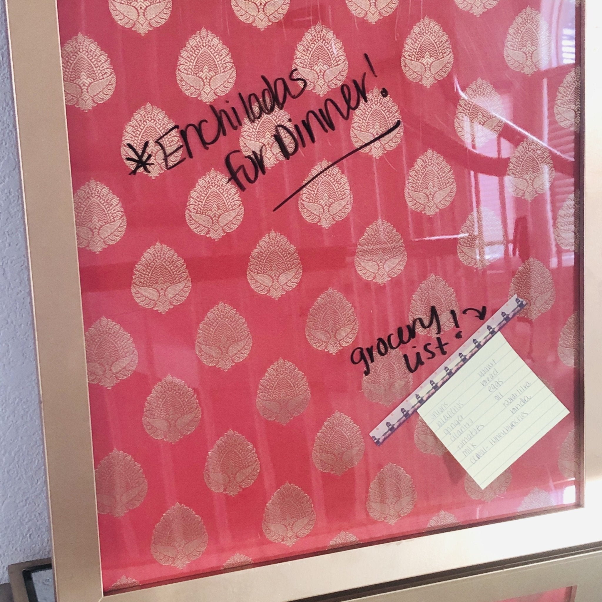 Saree Dry Erase Board by Modern Desi