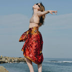 Sari Beach Sarong by Darn Good Yarn