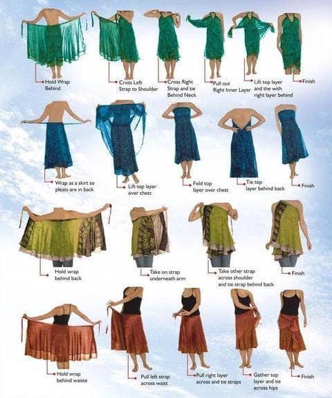 Sari Wrap Skirts - Discovery 3-Pack by Darn Good Yarn