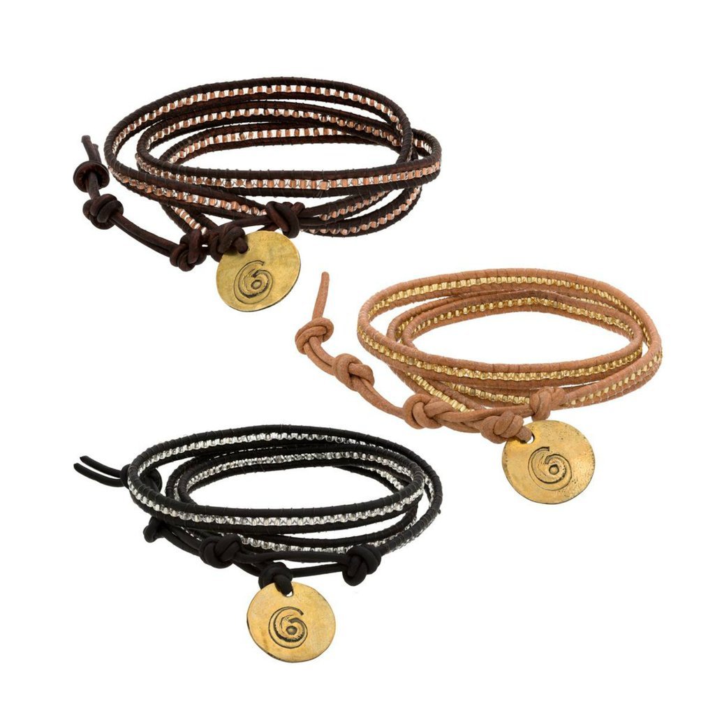 Sasa Classic 3x Wrap Bracelet Bracelets - Fashion La Vie Bien Sasa Classic 3x Wrap Bracelet