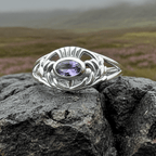 Sassenach Thistle Ring Ring La Vie Bien Sassenach Thistle Ring